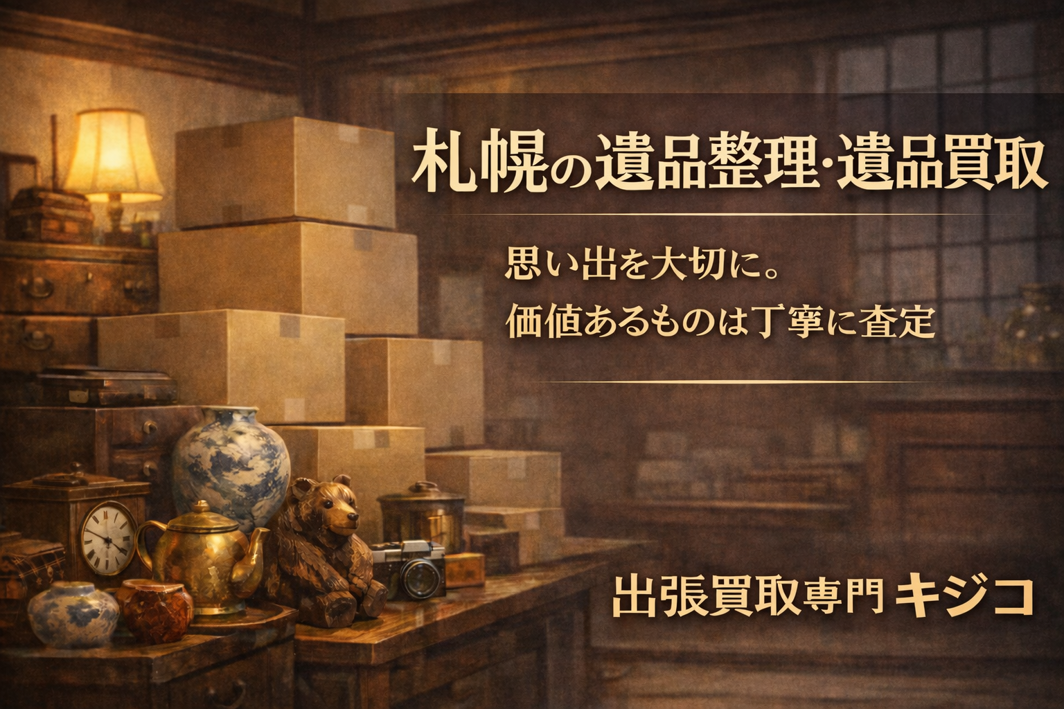 遺品整理 遺品買取 札幌