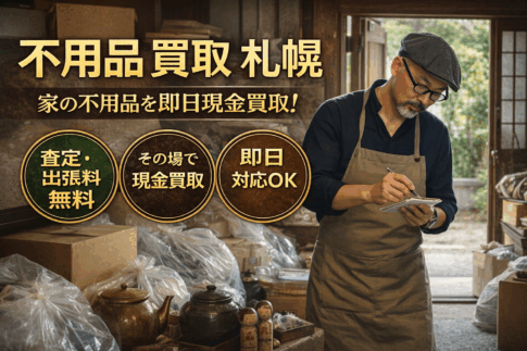 不用品　買取　札幌